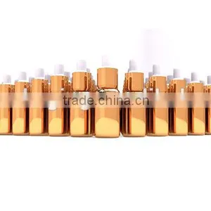 30ml Gold Dropper Glass Bottle thumbnail-1
