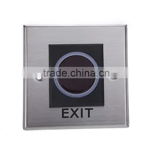 Illuminated Switches Push Button Infrared No Touch Contactless Door Release Exit Button Sensor Switch With LED Indication thumbnail-2