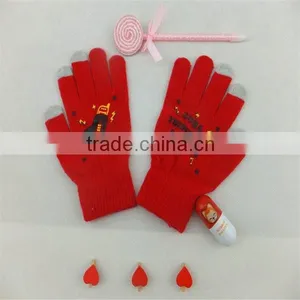 Jaquard Acrylic Winter Touchscreen Gloves for Phone/ipad Quality Choice thumbnail-6