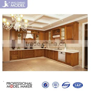3D Interior Architectural Rendering Walkthrough for Kitchen thumbnail-1