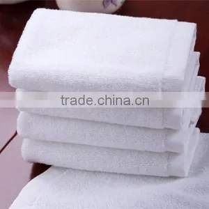 High Quality Wholesale White Face Towel 100% Cotton Five Star Hotel Towel thumbnail-3