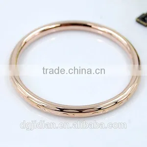 Stainless Steel Round Flat Engraved Bangle thumbnail-3