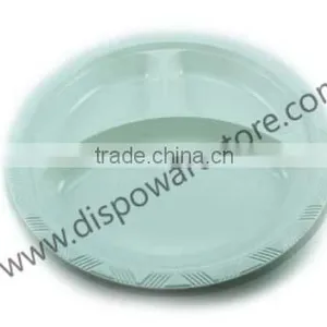 Disposable PS Three Compartments Plastic Plates thumbnail-3