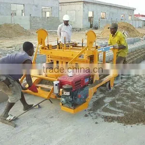 QMY4-45 Small Mobile Lay Eggs Concrete Hollow Brick Making Machine in Linyi thumbnail-2