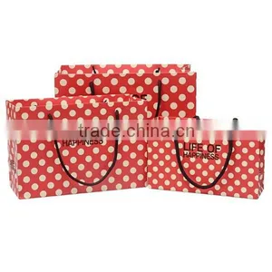 Lovely Spots Paper Shopping Bag thumbnail-1