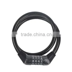 Hot Selling Good Quality Anti-theft Bicycle Cable Lock Spiral Lock thumbnail-2
