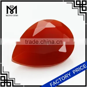 Fashion Red Agate Stone Gem For Jewelry Making thumbnail-1