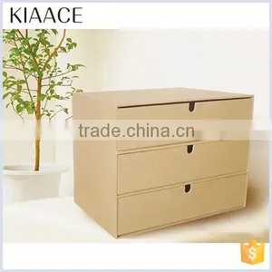Three Layers Custom Styles Cardboard Drawer Storage Box thumbnail-1