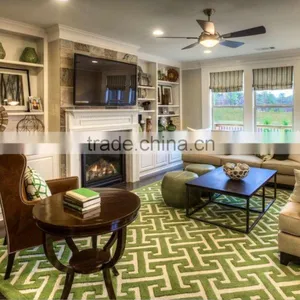 Home Rugs, Green Rugs, Shenzhen Carpet With Fireproof thumbnail-1