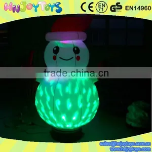 Snowman Family Christmas Snowman Decoration,christmas Decorations With Led Lights thumbnail-2