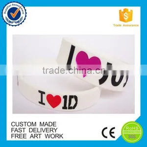 Customized Cheap Logo Wholesale Free Silicone Bracelet thumbnail-1