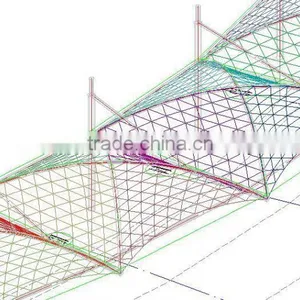 PVDF Tensile Fabric Architecture Membrane Structure for Walkway Cover thumbnail-6