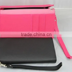 Genuine Leather /PU Simple Women Wallet Passport Holder Purse With Card Slots thumbnail-2
