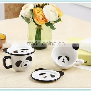 Ceramic Cute Panda Mug With Panda Face Shape thumbnail-1