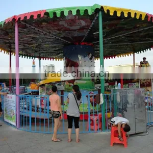 Kiddy Car Rides Mini Shuttle Track Car Indoor Outdoor Game thumbnail-2