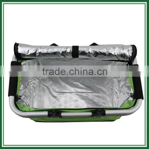 High Quality Insulated Cooler Foldable Picnic Basket thumbnail-2