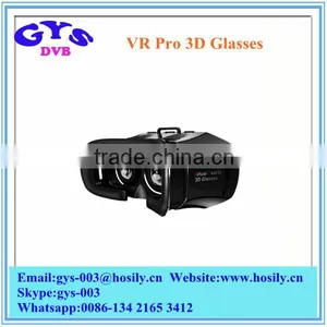 High Quality Virtual Reality VR Box Headset VR Pro 3D Glasses for 3.5-6.2 Inch Smartphone thumbnail-1