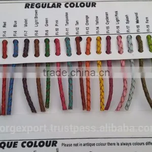 2.5mm Braided Leather Cords From BORG EXPORT / Braided Leather Cord 2.5 mm thumbnail-4