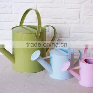 Small Galvanized Metal Watering Can for Kids thumbnail-3