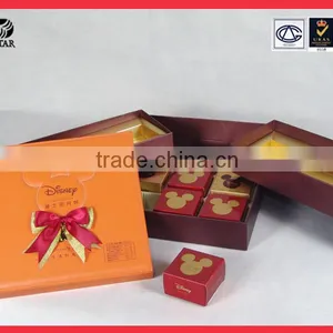 Custom Paper Cake Box With Ribbon / Cake Box Design Gift Box thumbnail-3