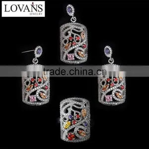Jewelry Set Price Manufacturers In China 925 Silver Customized JewelryTZ-0214 thumbnail-5