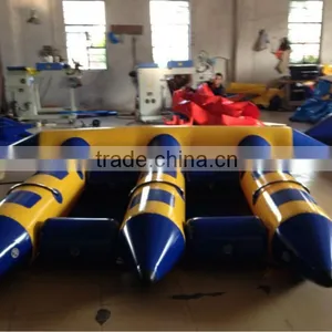 Excellent Interesting Flying Inflatable Boat for Sale, High Quality Inflatable Flyiing Fish Boat for Adults thumbnail-1