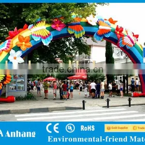 Inflatable Flowers and Butterflies Arch Decoration thumbnail-1