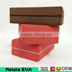 Melors 2016 Wholesale Custom Printing Natural Eco-friendly Foam Yoga Block Fitness Eco Friendly Foam Yoga Block thumbnail-1