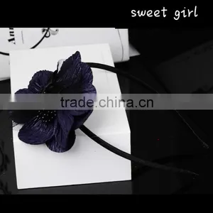 Square Crystal Ponytail Holder Rhinestone Elastic Hair Rope F82 thumbnail-1