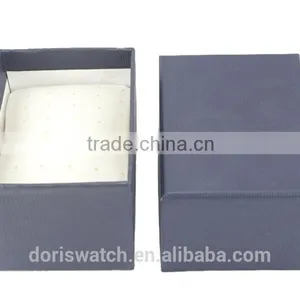 Good Quality Classic Watch Box Dark Blue Watch Case for Mens Watch on thumbnail-1