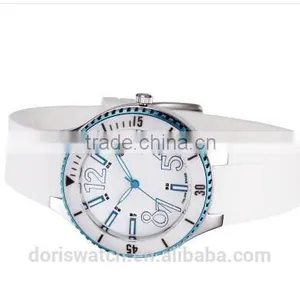 High Quality Top Grade New Design Rhinestone Silicone Ladies Watch Women Watch thumbnail-2