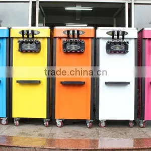 Soft Ice Cream Machine Manufacturers/New Industrial Stainless Steel Table Top Soft Serve Ice Cream Machine With 3 Flavors thumbnail-4