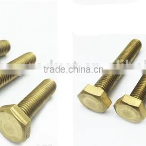 China Screw Supplier Brass Hex Head Bolt and China Wholesale Bolt Nut, Brass Carriage Bolts thumbnail-1