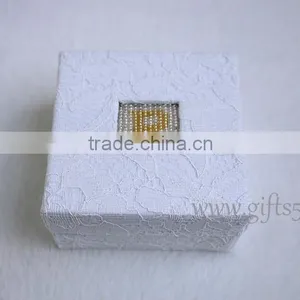 Custom Made Luxury Wedding Jewelry Packaging Box With Beaded Name Plate of R thumbnail-3