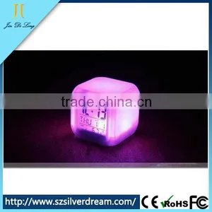 2016 Fashion Desk Table Clock Alarm Clock Plastic Light JL-NZ003 thumbnail-1