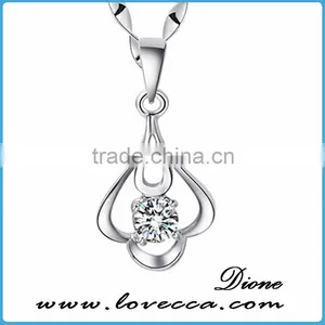 Vanlentines Wholesale Silver Pendant Necklace Paris Tower Design Fashion Wholesale Jewelry for Girlfriend thumbnail-6