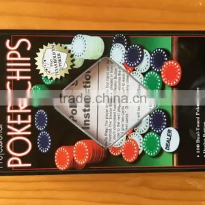 Cheap 100 Pcs Poker Set in Tin Box thumbnail-1
