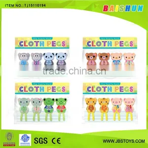 4PCS Animal Plastic Cloth Pegs TJ15110194 thumbnail-1
