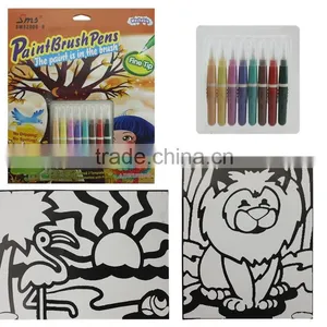 2016 Inmax Kids Fine Tip no Toxic Paint Brush Pen Set thumbnail-2