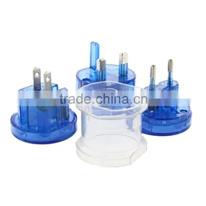 Universal Non-grounding Plug With Socket Type Detachable Travel Adapter thumbnail-1