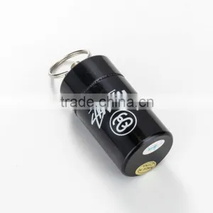 Aluminium Capsules Size 000 Pill Holder Keychain thumbnail-1