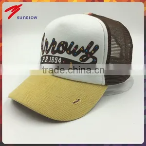 High Quality Fashion Hot Fix Stone Corduroy 5 Panel Cap thumbnail-1