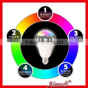 2015 Hot Multifunctional Bluetooth Speaker RGB Led Bulb With CE,FCC,ROHS thumbnail-1