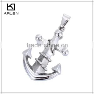Top Sale 2015 Popular Anchor Design Custom Stainless Steel Pendant thumbnail-1