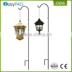 Top Quality Metal Iron 1.5m Garden Decorative Lantern Shepherd Hook thumbnail-3