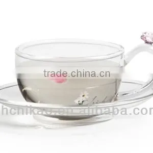Transparent Borosilicate Glass Mug thumbnail-1