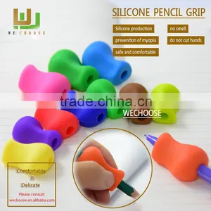 Best Selling Silicone Pencil Grip Soft and Safe Rubber Pencil Grip Benifits Kids Handwriting Habit thumbnail-6