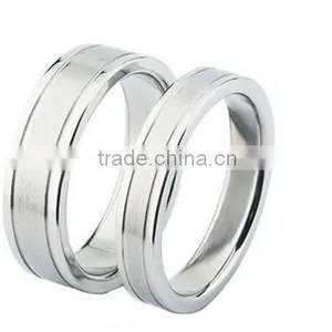 2016 High Polished Classic Plain 316L Stainless Steel Ring for Lover thumbnail-2