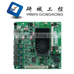 1U Atom D2550 4 Gigabit LAN Card Router/Firewall /Networking Server Motherboard thumbnail-2
