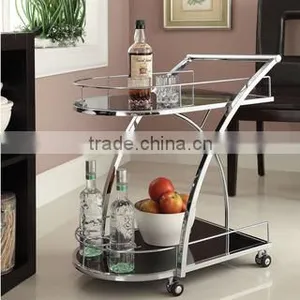 Unique Design Stainless Steel Food Carts for Restaurants and Bars thumbnail-1